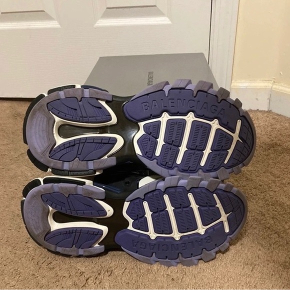 Purple and white balenciaga track sneaker - Picture 1 of 4